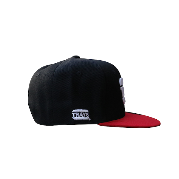 SNAPBACK CAP | Black & red